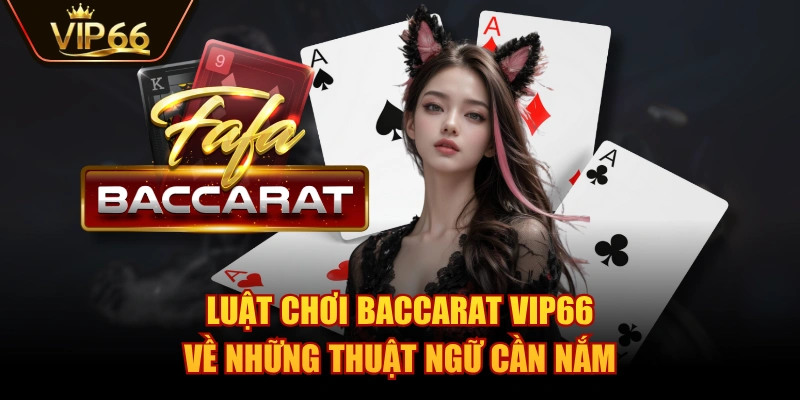 Luật chơi Baccarat VIP66 về những thuật ngữ cần nắm