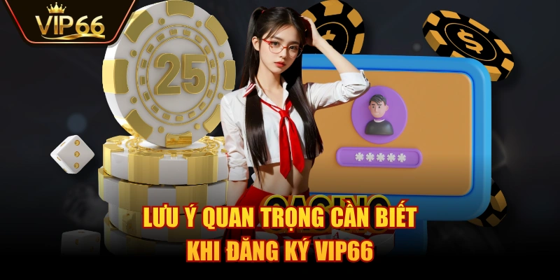 Lưu ý quan trọng cần biết khi đăng ký VIP66