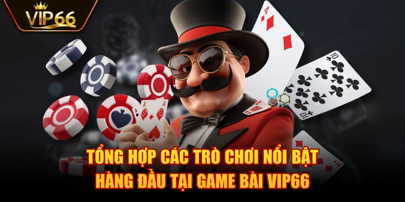 Tổng hợp các trò chơi nổi bật hàng đầu tại Game Bài VIP66